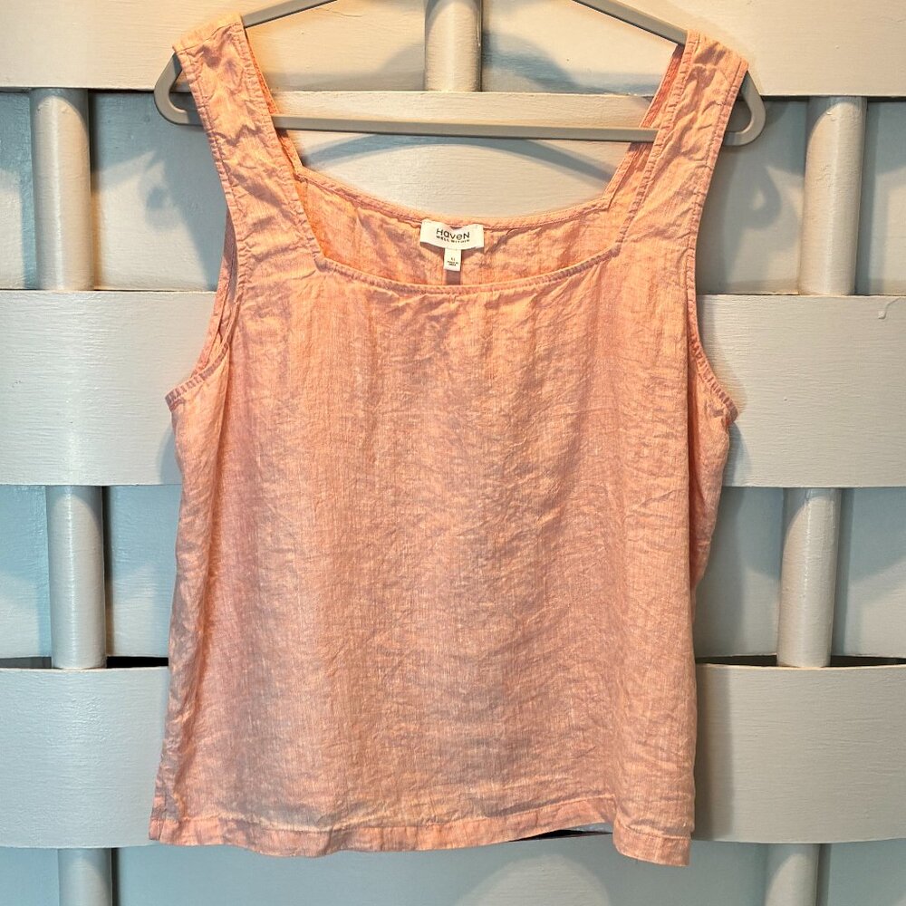 Haven Well Within Light Pink Tank Top Extra Large XL